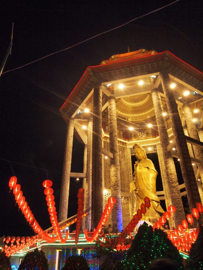 Penang Kek Lok Si Temple Annual Light Show At Night