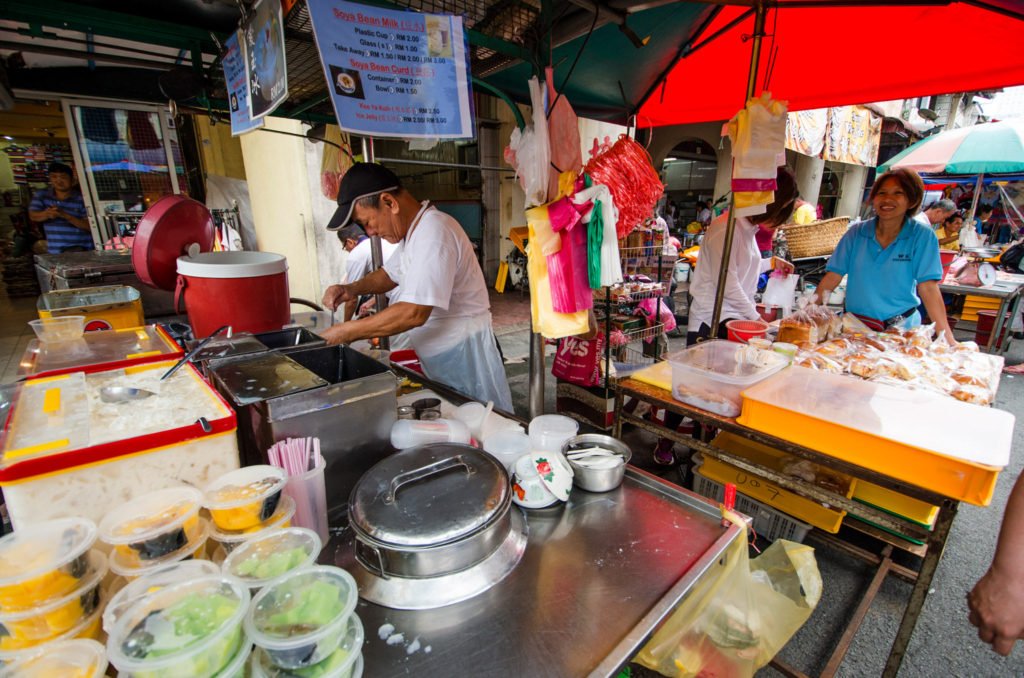 Penang Chowrasta Market Vendors Morning Market