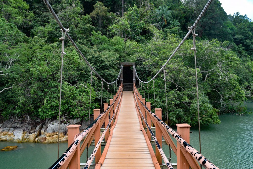 Bridge Connecting The Trail to Pantai Kerachut