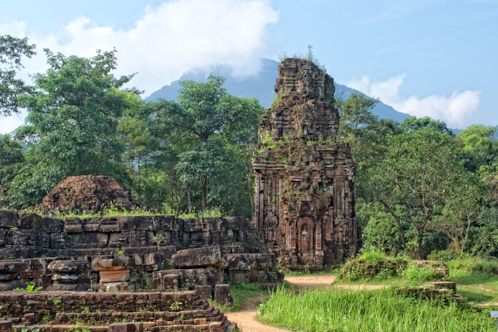 Cham Ruins in My Son Sanctuary in Vietnam