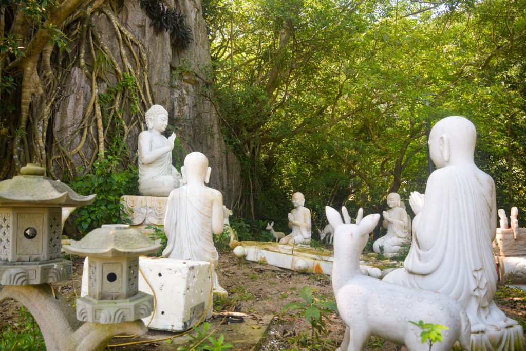 Vietnam The Marble Mountains Da Nang White Buddha Statues